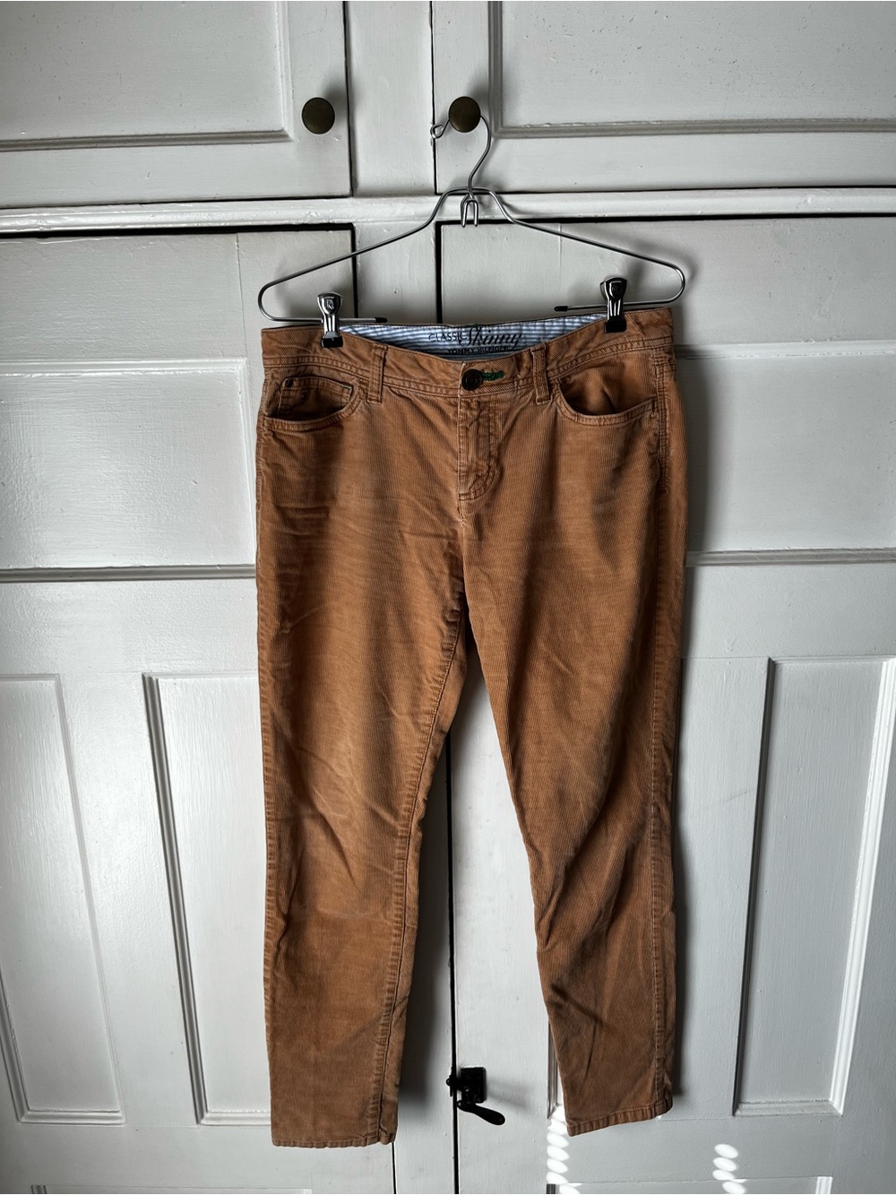Tommy Hilfiger - Tan Corduroy "Classic Skinny" Pants - Women’s Size 6